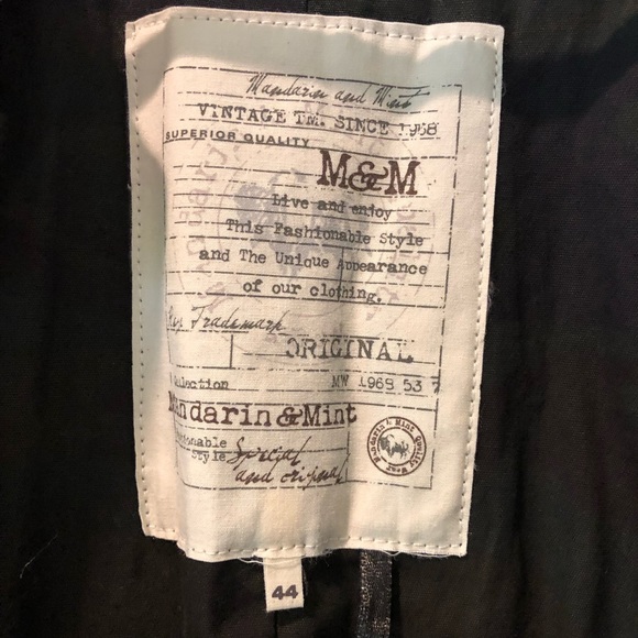 Women's Gray Military Style Jacket - Picture 5 of 6